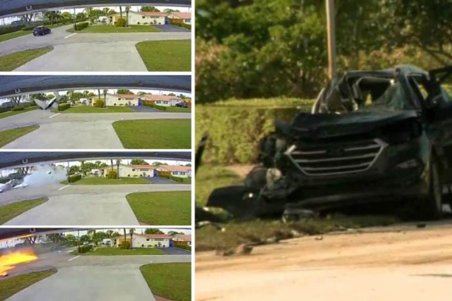 Φλόριντα: Αεροπλάνο έπεσε πάνω σε όχημα – Τρεις νεκροί, ανάμεσά τους και ένα παιδί (Βίντεο)